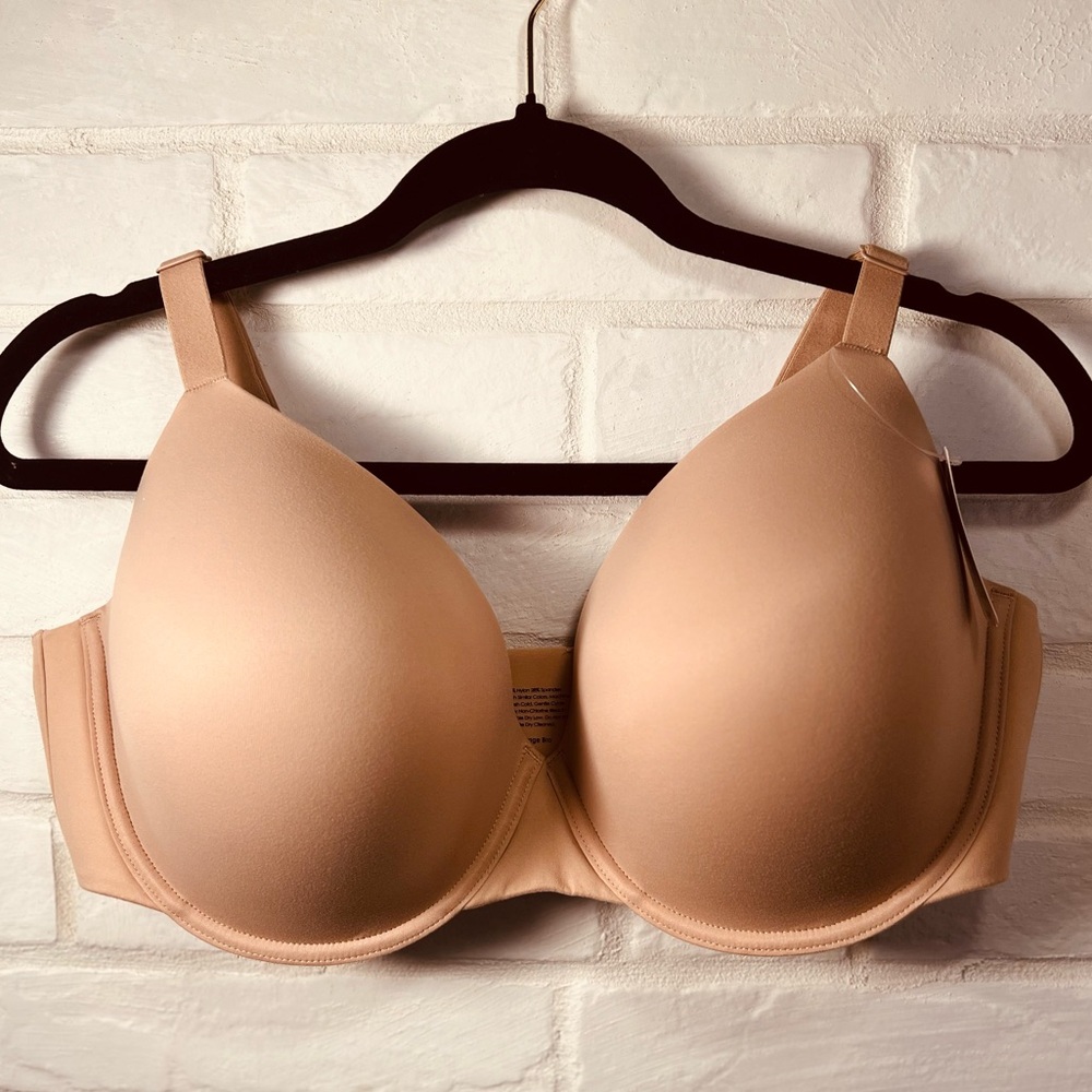 NWT Soma Enbliss Full Coverage Lined Underwire Bra 40 DD Soft Tan Nude #0405